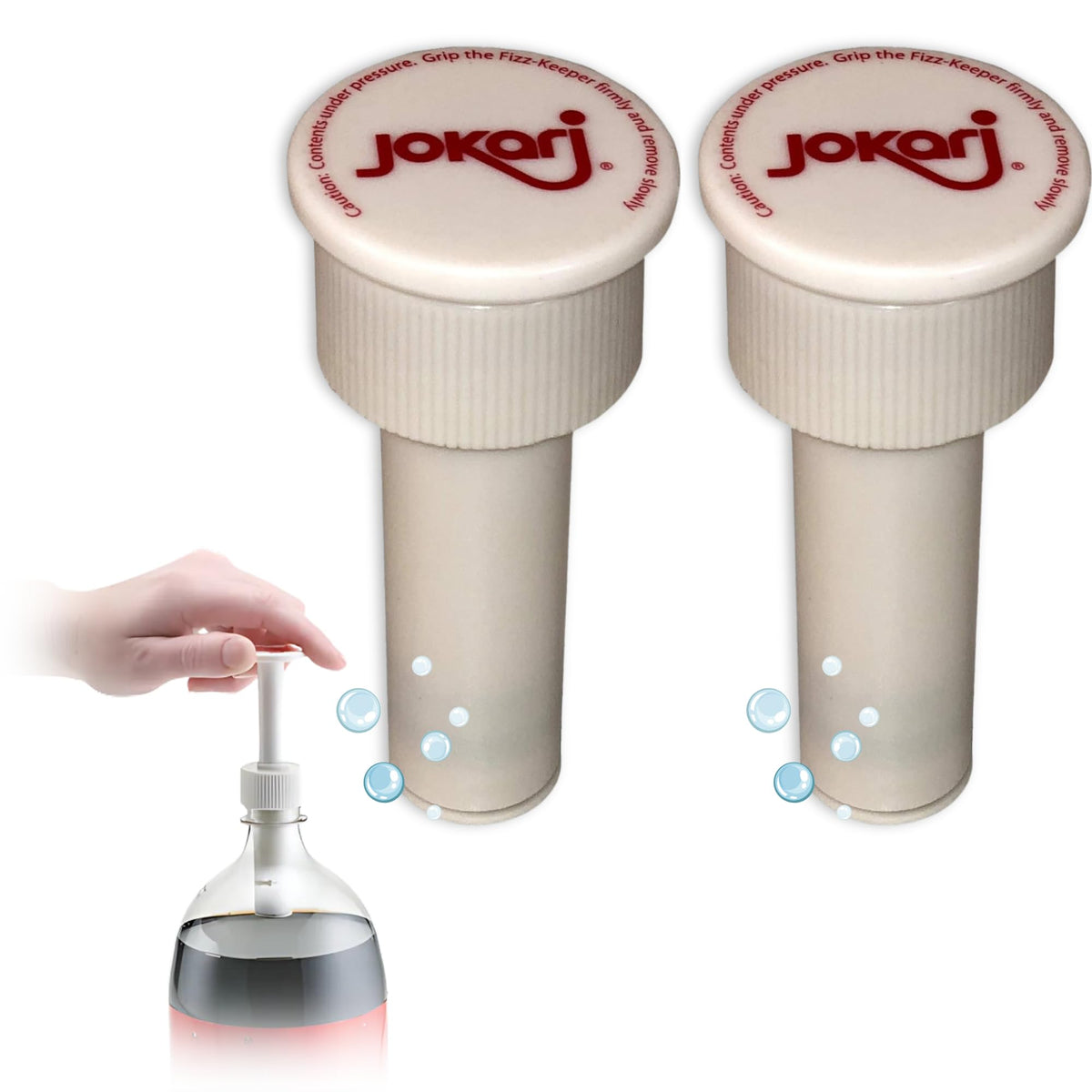 Jokari Fizz Keeper on a 2L bottle preserving carbonation for longer.