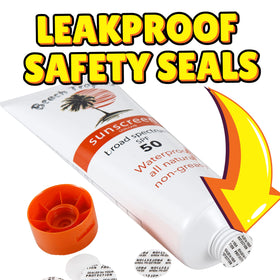 Jokel Classy Wino sunscreen flask carabiner clip, hands-free carry at events.