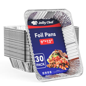 JOLLY CHEF 9x13 pan top view highlights sturdy construction for roasting and baking.