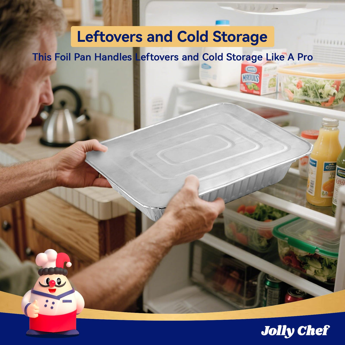 Catering-ready JOLLY CHEF pan set for parties and events.