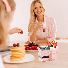 JOLLY CHEF mousse, pudding, or jelly served in 5oz cups.
