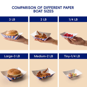 JOLLY CHEF paper tray with grease-resistant film provides leak-proof stability.