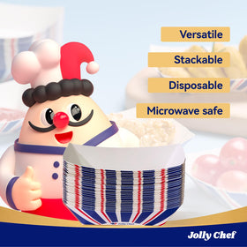JOLLY CHEF small tray with snacks and desserts, versatile for events.