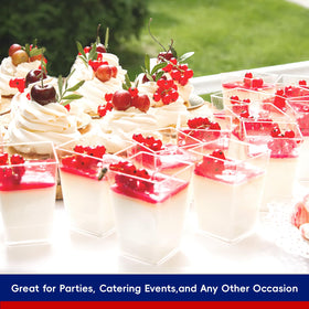 JOLLY CHEF durable plastic cups offer versatile uses for catering and home entertaining.