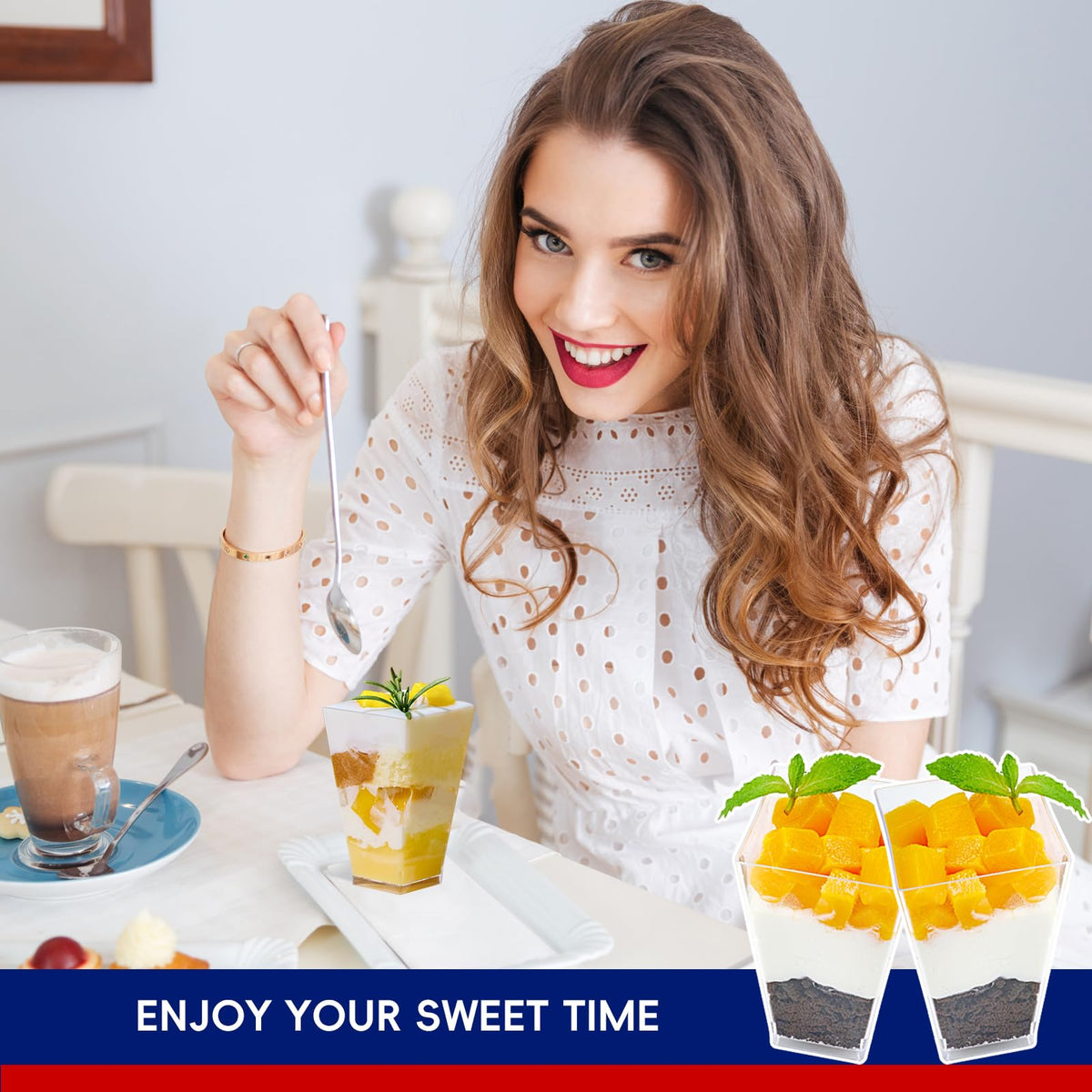 JOLLY CHEF party-ready cups ideal for weddings, tastings, and festive occasions.