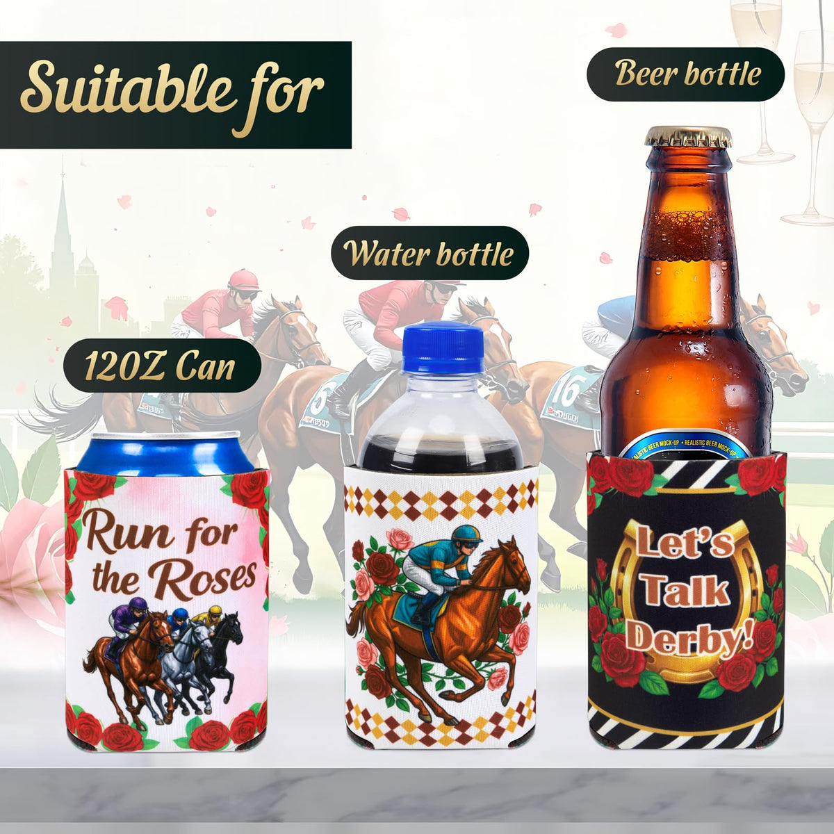 Jollylife derby party supplies ideal for outdoor picnics and celebrations.