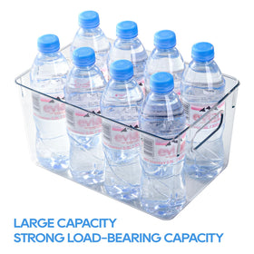 JollyPack stackable storage bin saves space and reduces clutter.