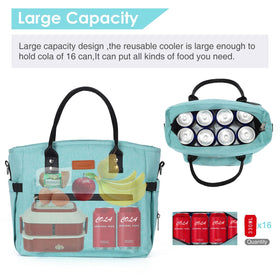 Jomddems lunch bag side pocket for water bottle or umbrella