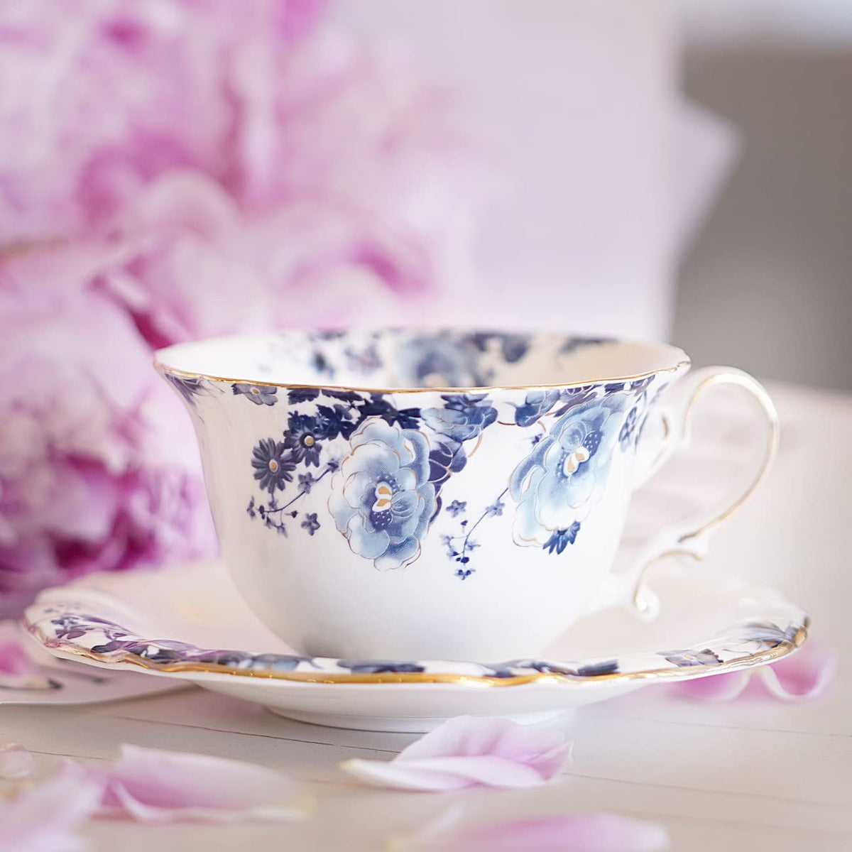 Jomop Mother's Day gift teacups and saucers