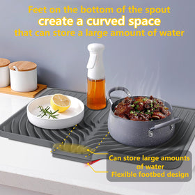 JOOKKI heat-resistant mat cleans easily and stays non-slip on counters