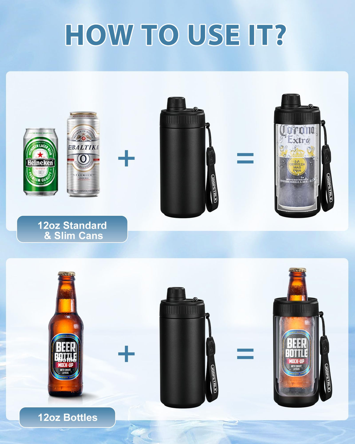 JOOPETALK preserves fizz for up to 48 hours, ideal for sparkling drinks