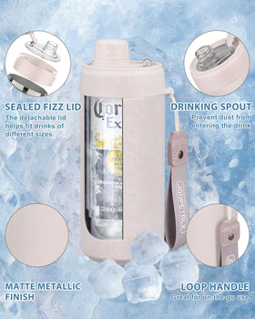 JOOPETALK leakproof lid with silicone ring prevents leaks during transport