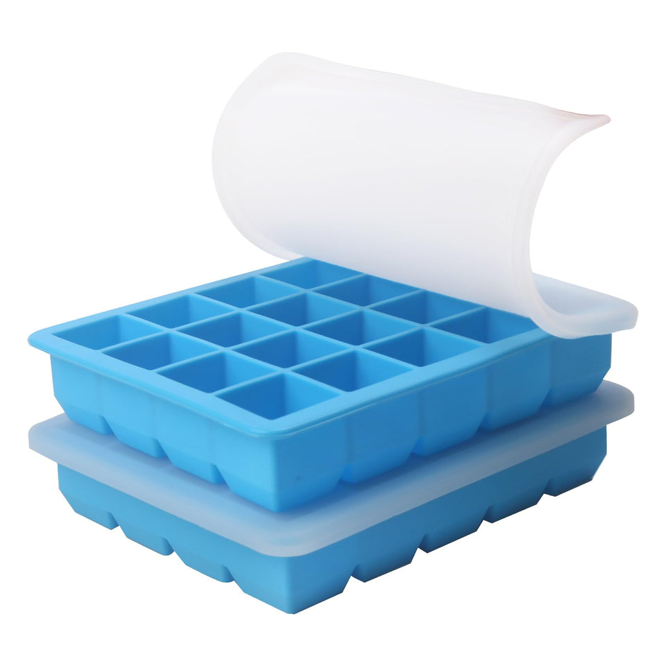Jootic silicone freezer mold stores garlic in neat cubes for quick cooking