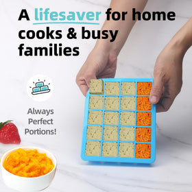 Jootic silicone freezer mold captures lemon juice in ready-to-use blocks
