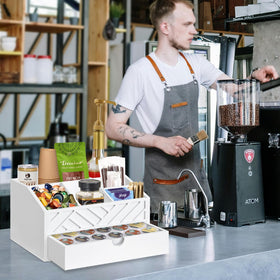 Jorkol anti-slip mats for coffee bar prevent moisture and water erosion.