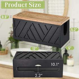 Jorkol rustic design paper towel stand adds charm to any space.