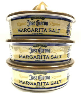 Jose Cuervo Margarita Salt bottle front view shows premium rim salt for cocktails.
