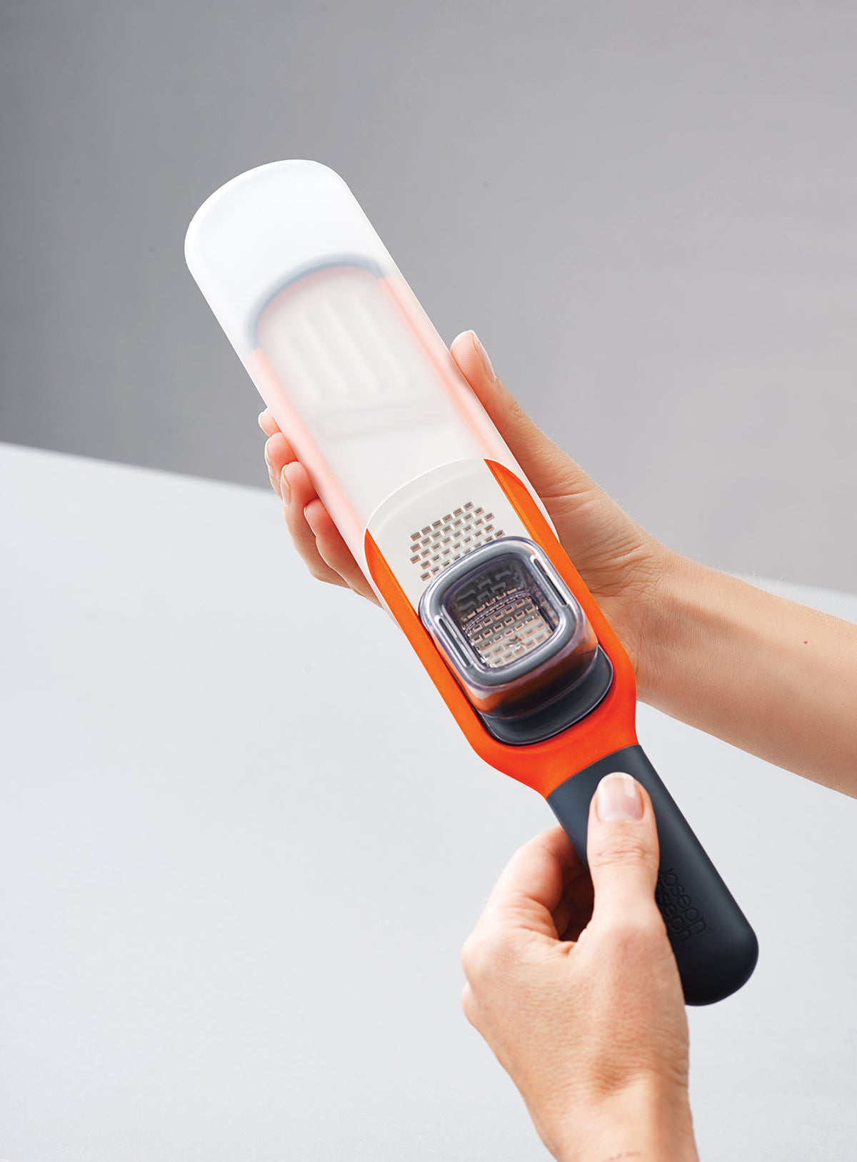 Joseph Joseph 2-in-1 Mini Grater & Slicer perfect for small vegetables and spices.
