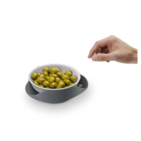 Joseph Joseph Double Dish BPA-free construction for safe snack serving.