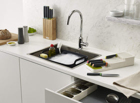 Joseph Joseph drain plug basin, ideal for sink washing and portable use