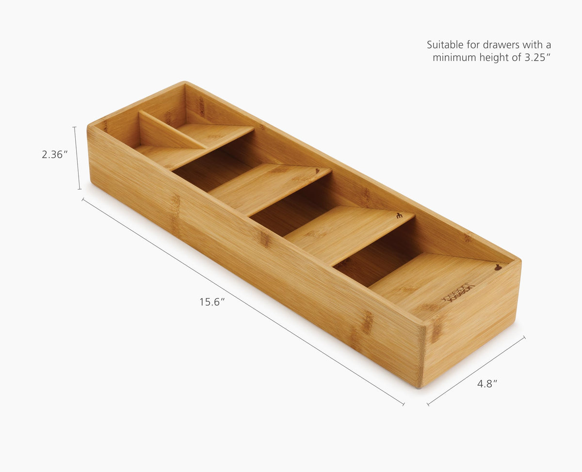 Joseph Joseph DrawerStore bamboo material for durable, stylish storage.