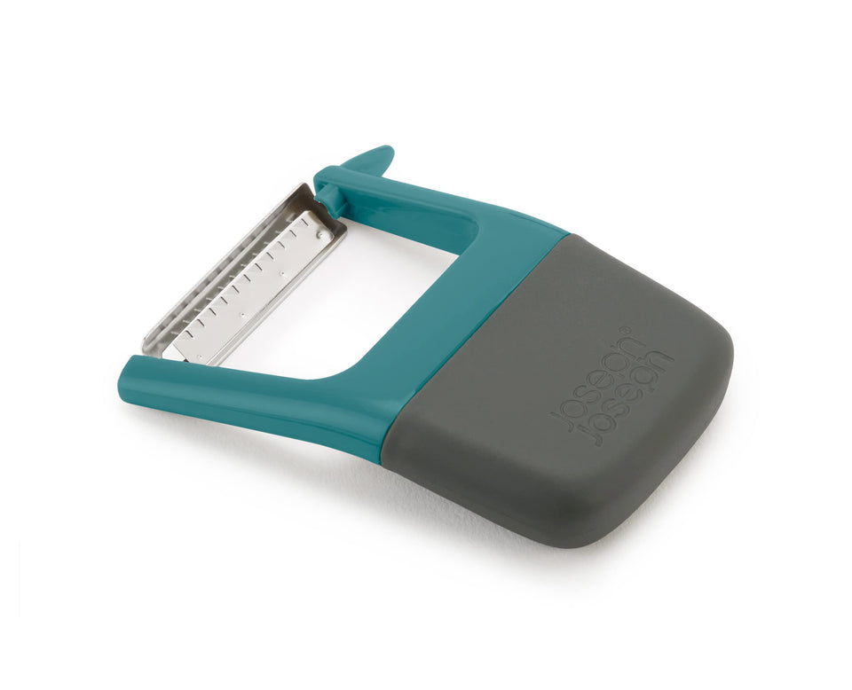 Joseph Joseph Duo Easy-Grip Julienne Blade creates crisp vegetable strands for salads