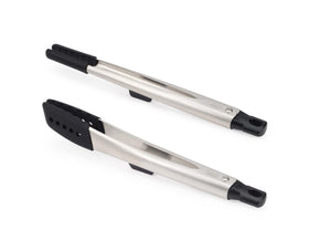 Joseph Joseph Elevate Fusion tongs with precision tips for delicate foods and hygienic rests.