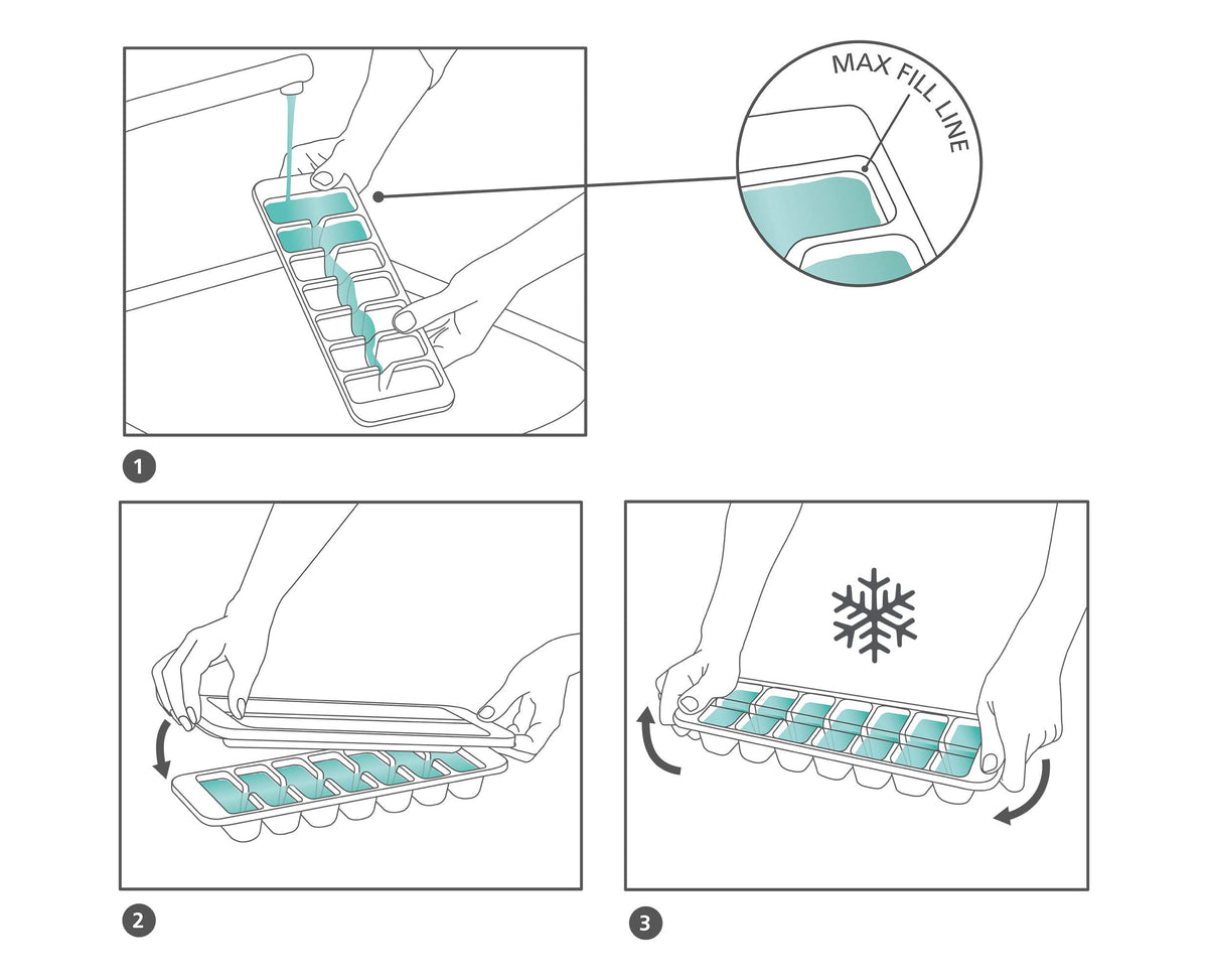 Joseph Joseph Flow lid stackable design preventing spills and odors