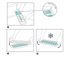 Joseph Joseph Flow lid stackable design preventing spills and odors