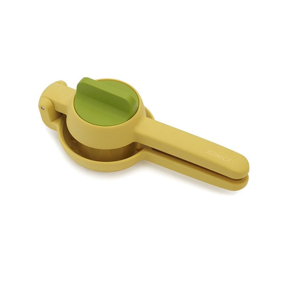 Joseph Joseph JuiceMax dual-action citrus press ready for quick, mess-free juicing.