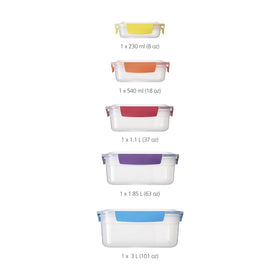 Joseph Joseph Nest Lock 18 oz container with airtight lid ideal for meals.