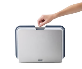 Joseph Joseph stand holds boards apart to improve air drying after washing.