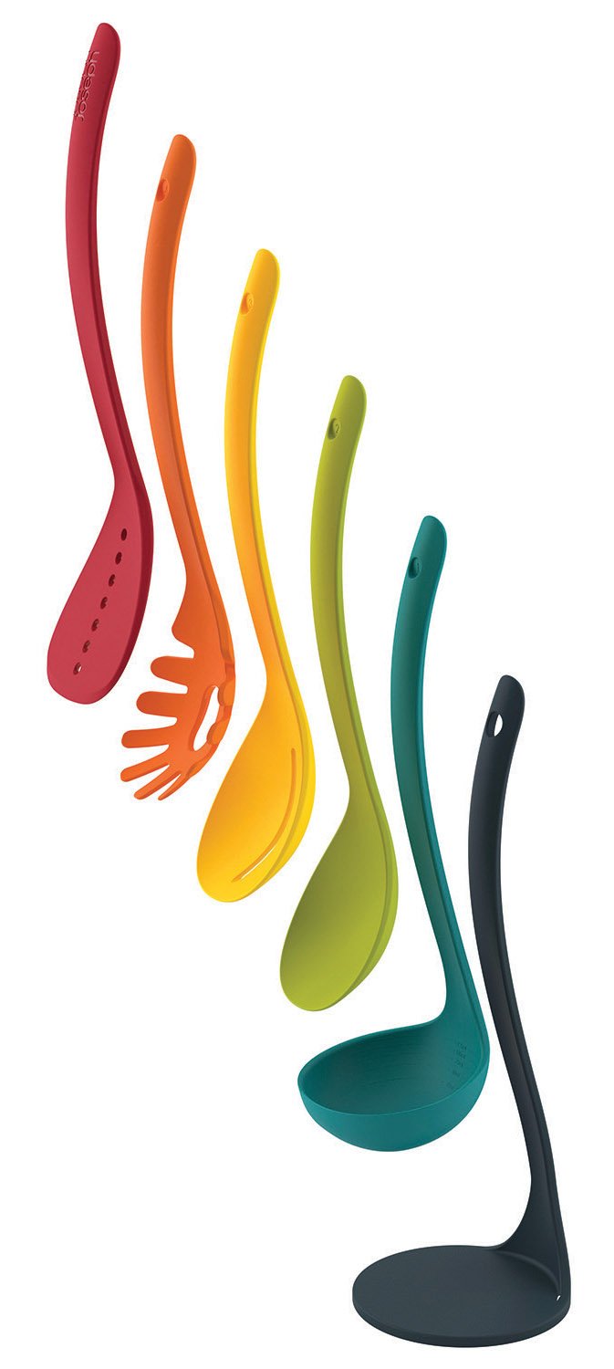 Joseph Joseph Nest Utensils spaghetti server ideal for draining and serving pasta