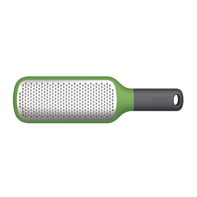 Joseph Joseph non-slip tip stabilizes grating on counters or boards.
