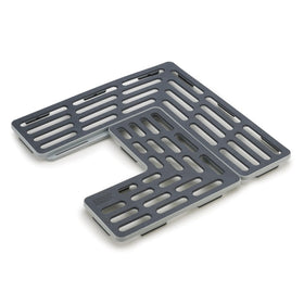 Joseph Joseph Sinksaver gray large piece protects delicate glassware when placed in sink.