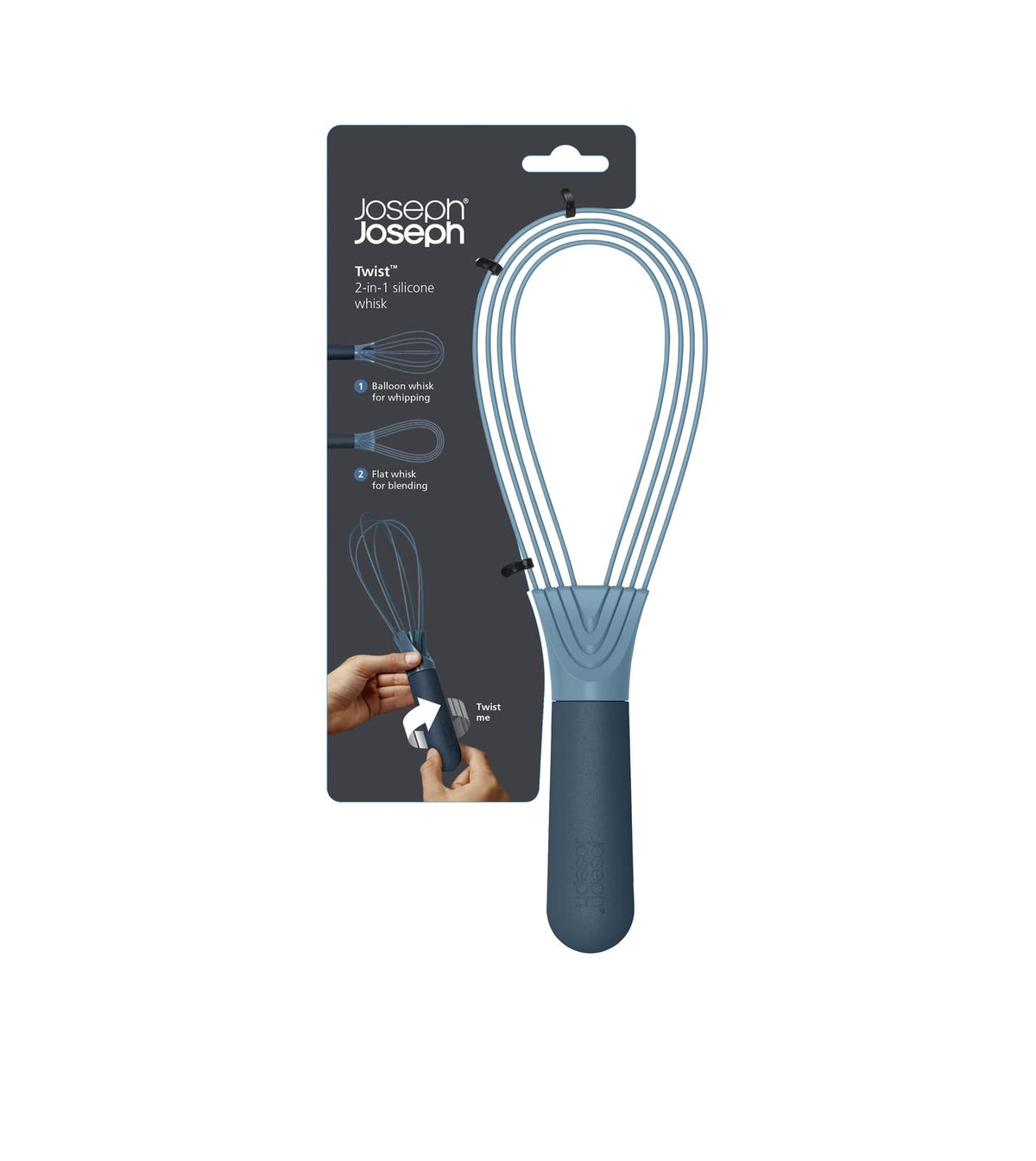 Joseph Joseph Twist Whisk flat mode blending sauces in a hurry