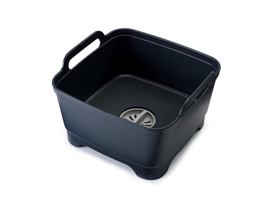 Joseph Joseph Wash & Drain bowl with built-in plug for quick draining and particle strain