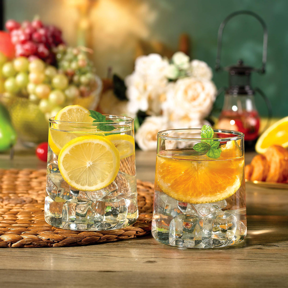 Joseph Sedgh Collection borosilicate glass is lead-free and durable for daily use.