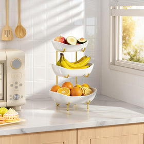 Josmimic fruit bowl stand display keeps snacks within easy reach