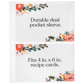 Jot & Mark 3-ring binder accessory helps organize recipes with easy swapping.