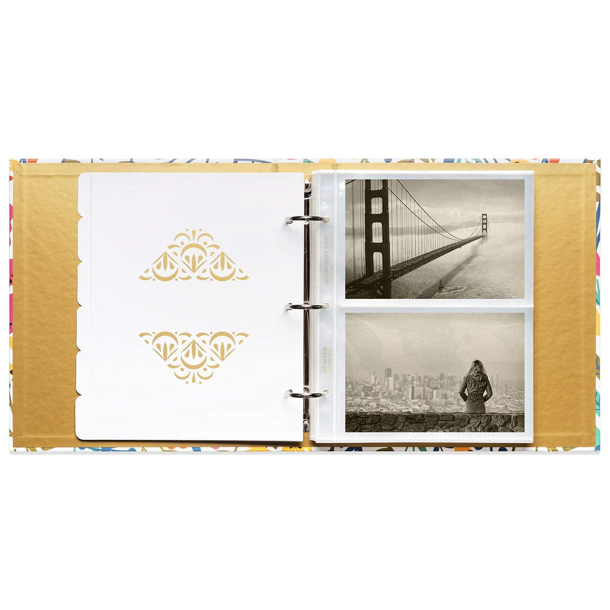 Jot & Mark photo sleeves showcase memories while protecting precious clips.