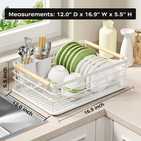 jouzevic kitchen counter organization rack reduces clutter and adds efficiency