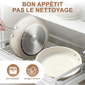 Jovire dishwasher-safe pan for busy kitchens.