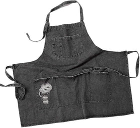 Jowcud Denim Apron 5-pocket layout keeps tools and notes within reach.