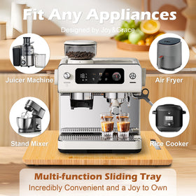 Joy&Grace large slider 13x16 suitable for longer appliances and space constraints