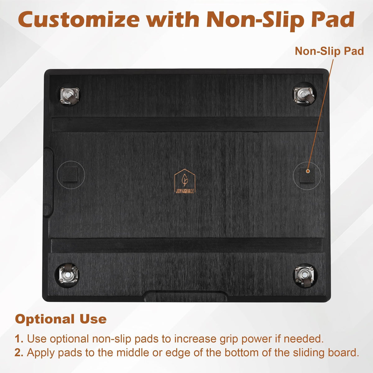 Joy&Grace versatile appliance tray fits coffee makers, air fryers, and mixers.