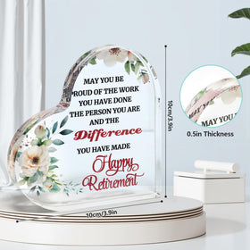 Joybuty stainless steel bookmark engraved with a heartfelt message