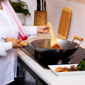 Joyce Chen Classic Series 14-inch wok ready for generous family meals.