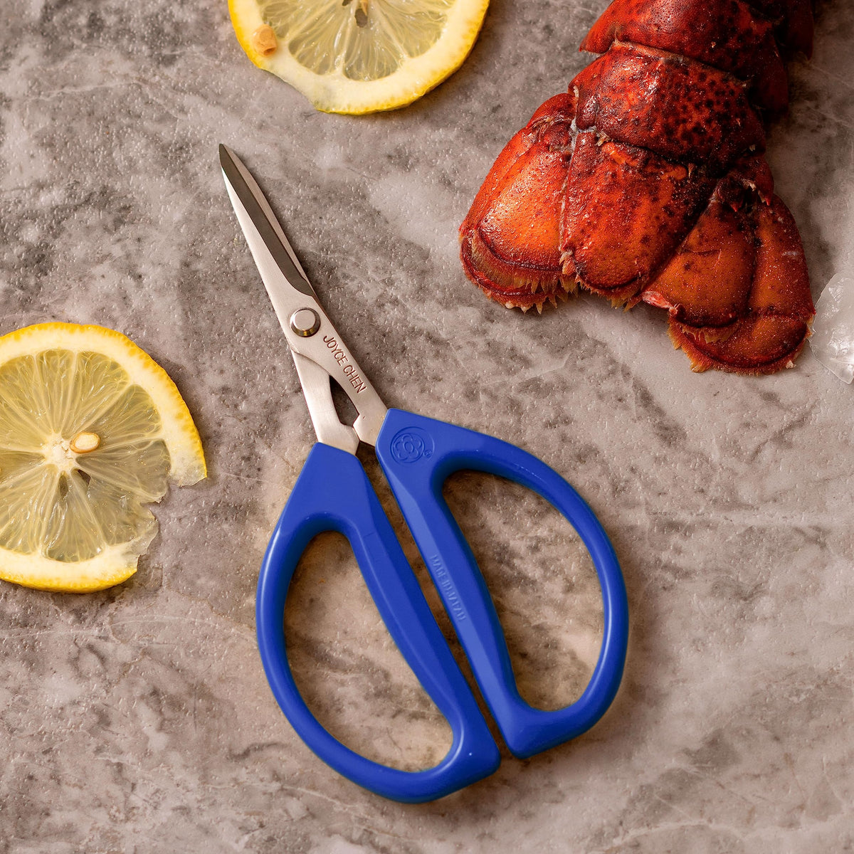 Joyce Chen Original Unlimited Scissors ergonomic handles for comfortable use
