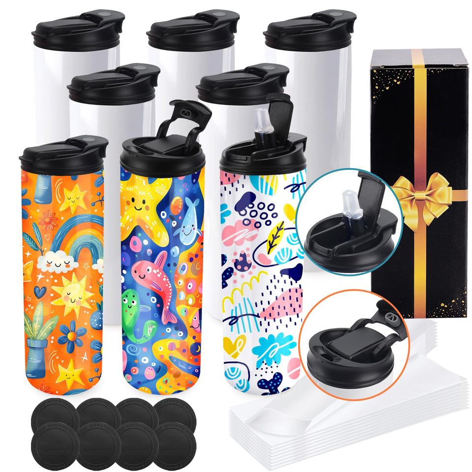 Joyclub 8-pack sublimation tumblers ready for custom designs and gifting